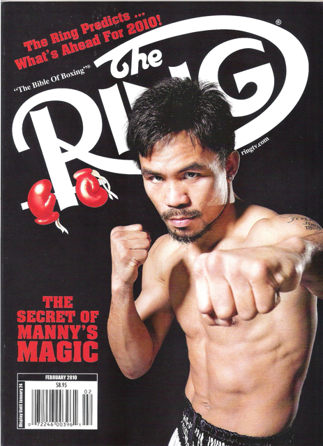 Manny Pacquiao on February cover of The Ring magazine Manny Pacquiao on February cover of The Ring magazine