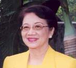 Picture of Filipina president Cory Aquino