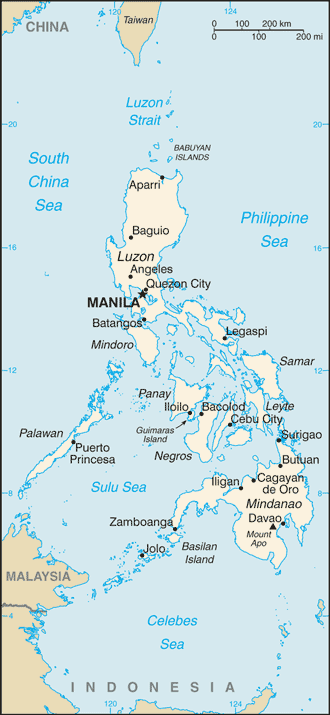New Map of the Philippines Current Map of the Philippines