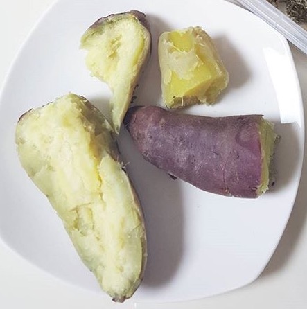 boiled camote