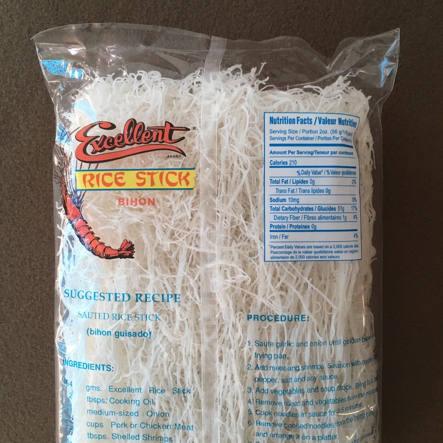 Pancit Bihon Noodles