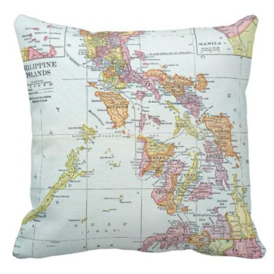 Philippine Map on Pillow