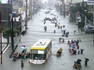 flooded street