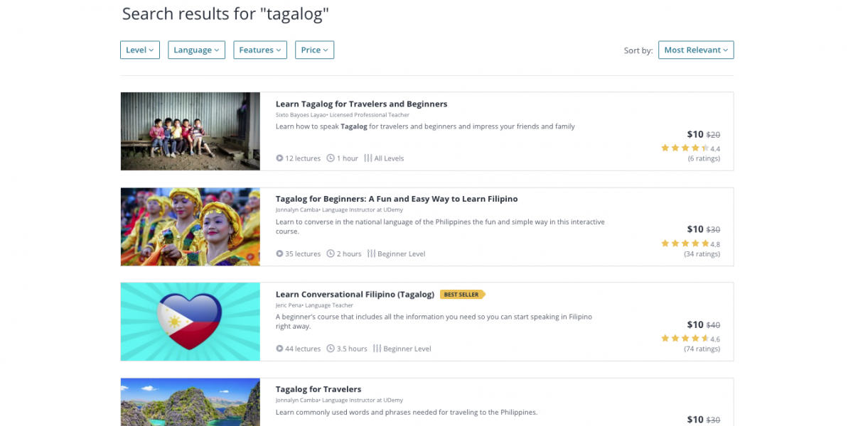 Online Tagalog Lessons