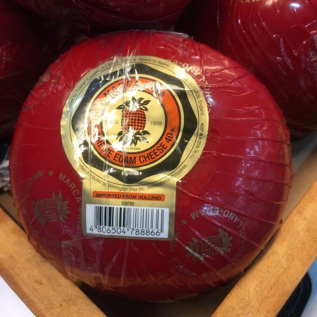 Queso de Bola for Filipino Christmas in the USA