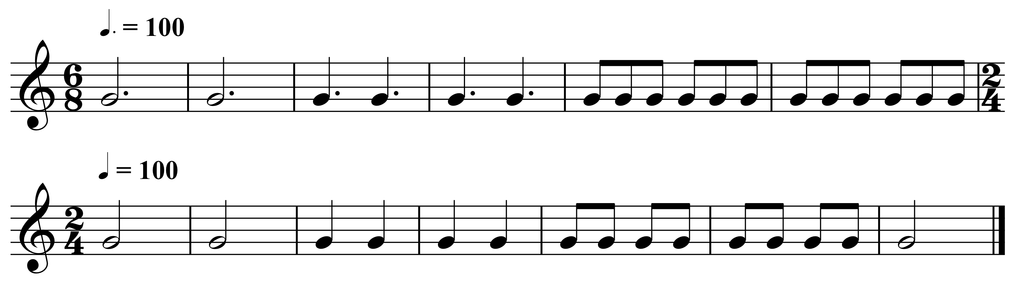 example of time signature