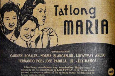 Tatlong Maria cast