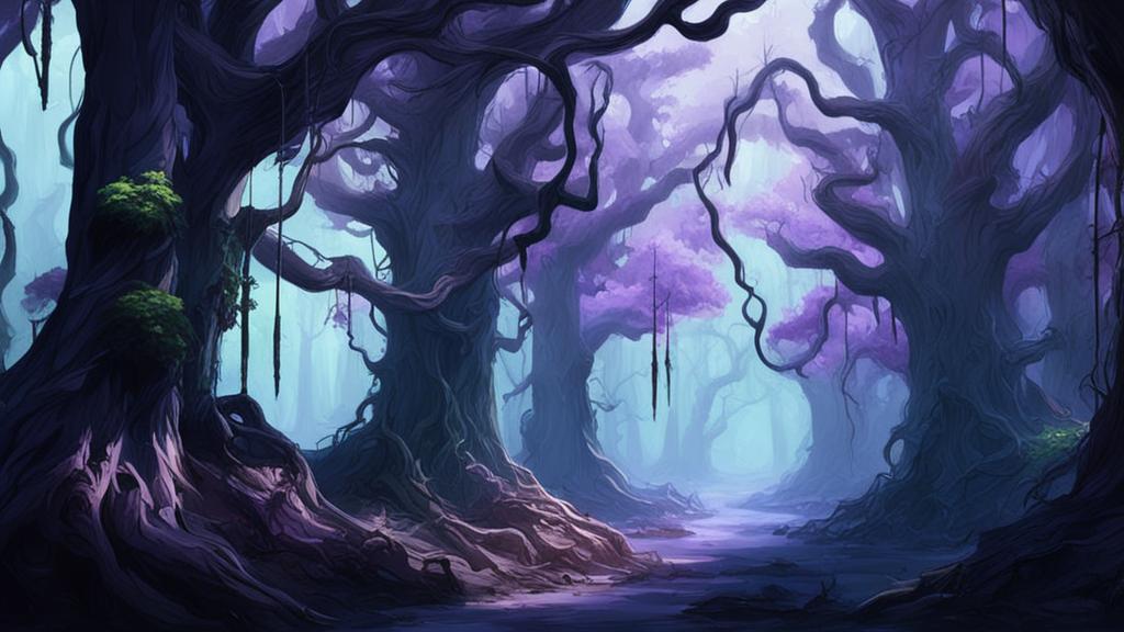 purple forest in Tagalog