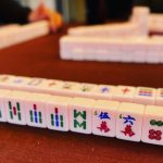 Filipino playing mahjong