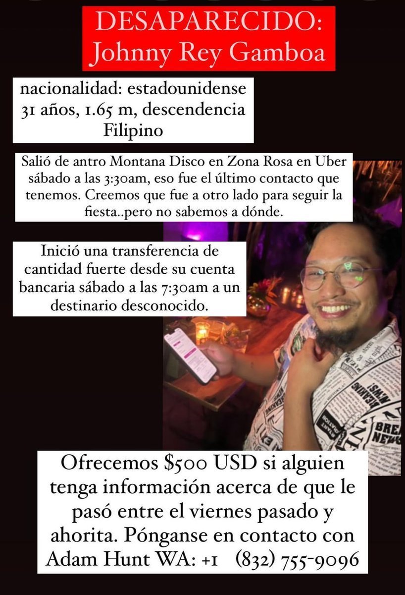 John Gamboa FilAm in Mexico