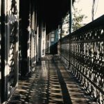balcony of an old house