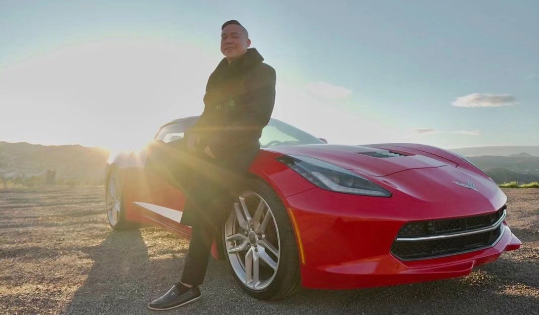 Filipino American with C7 Corvette Stingray